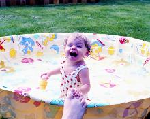 Samantha By The Pool